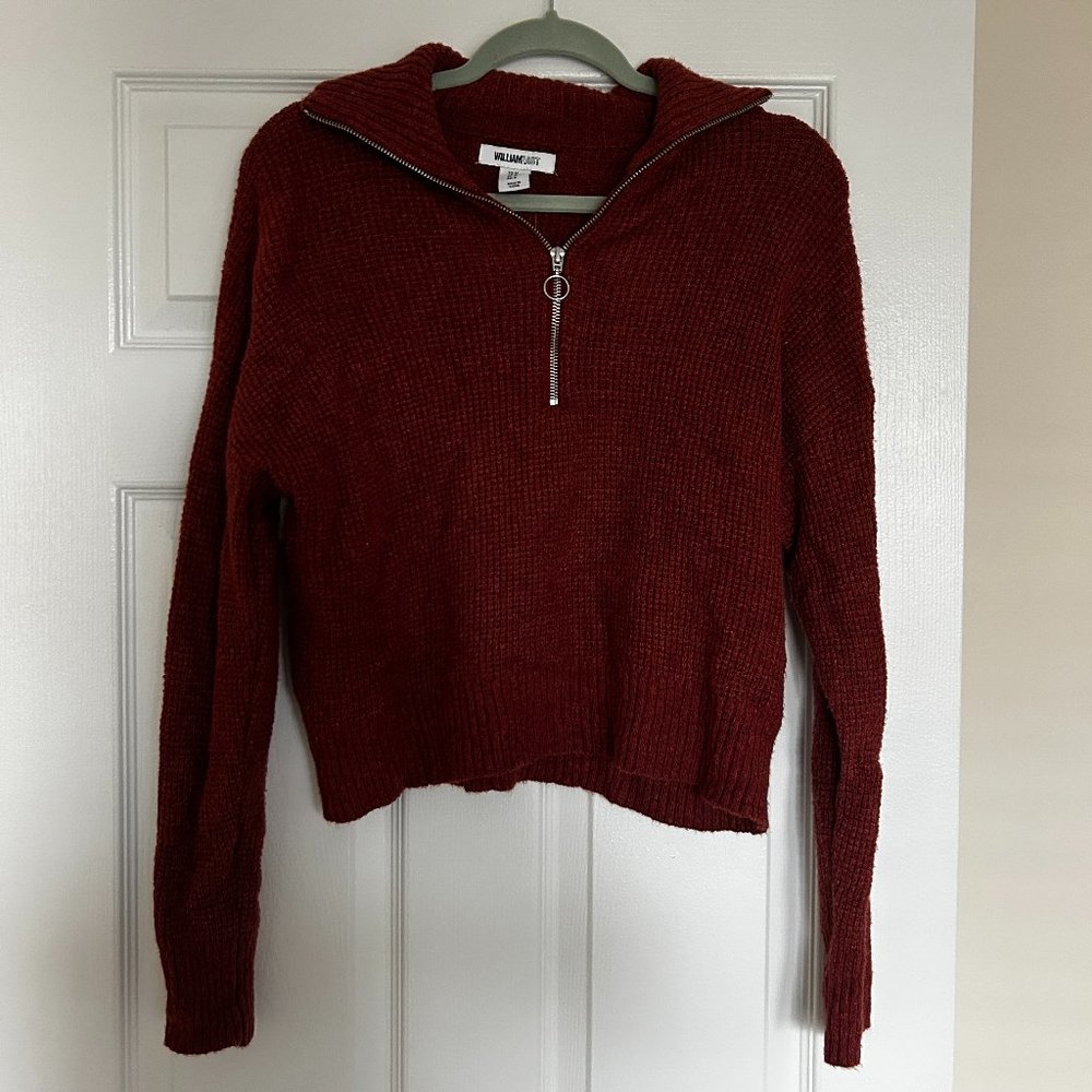 Quarter Zip Knit Sweater - NWOT